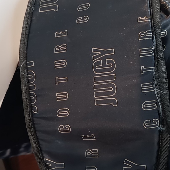 Juicy Couture -Faux Fur Cheetah Backpack w/Gold Sequins - Brown Tan Gold - Picture 10 of 11